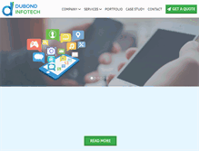 Tablet Screenshot of dubondinfotech.com